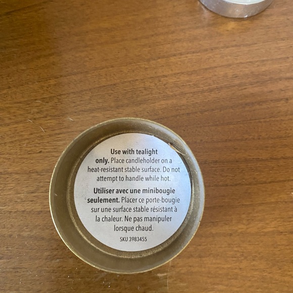 Charming pair of brushed gold hanging wire candle holder lanterns Cottagecore - Picture 10 of 10